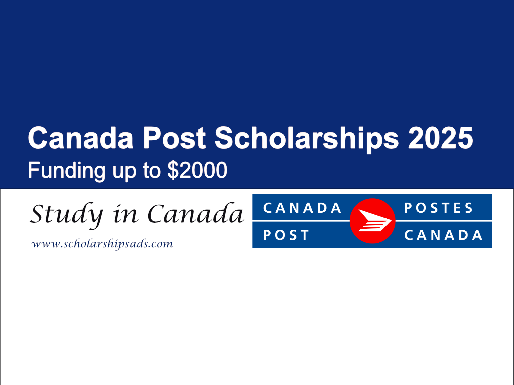 Canada Post Scholarships.
