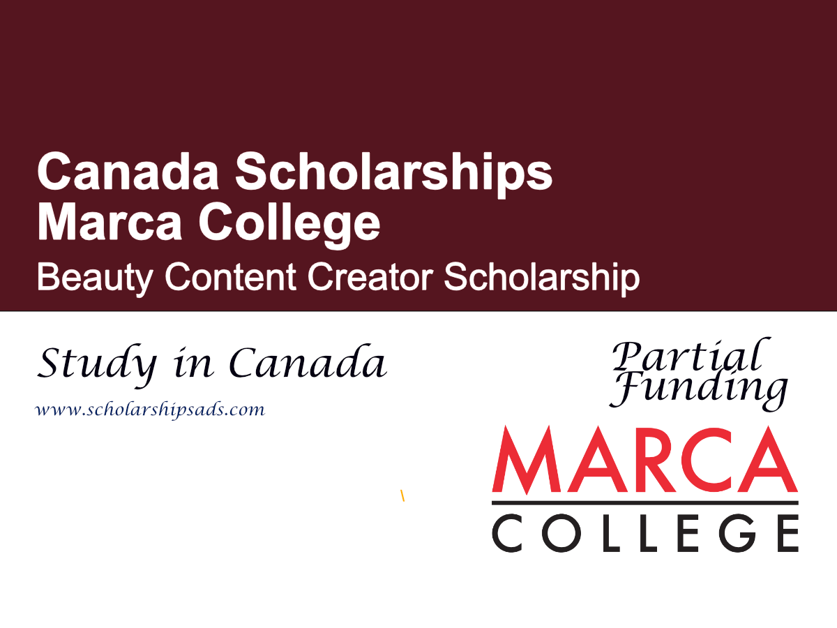 Marca College Beauty Content Creator Scholarship 2026-2027 in Canada