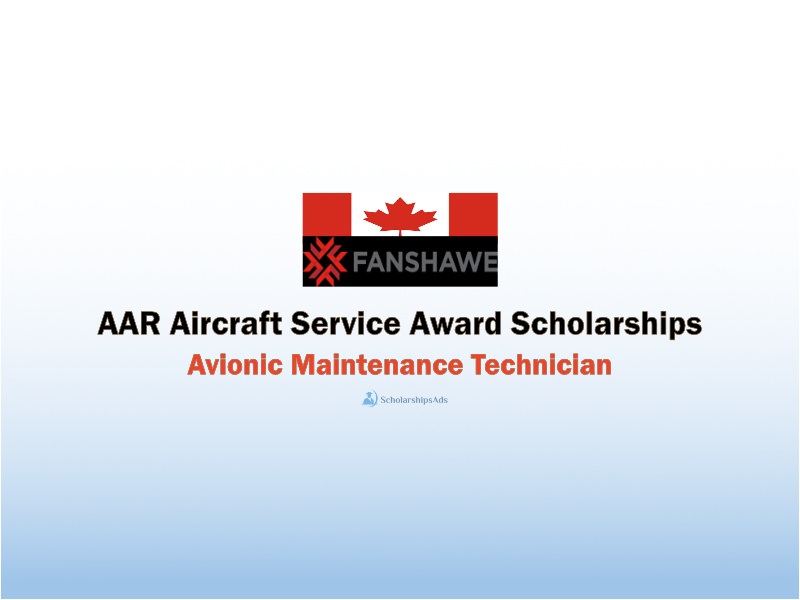 AAR Aircraft Service Award for International Students at Fanshawe College, Canada