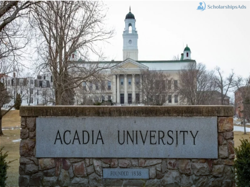 Acadia University Entrance Scholarships.