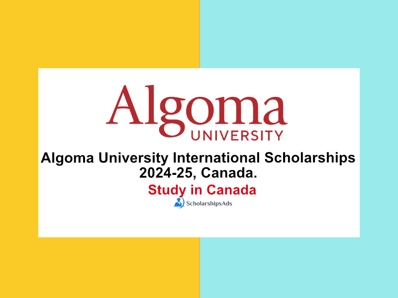 Algoma University International Scholarships 2024-25, Canada.