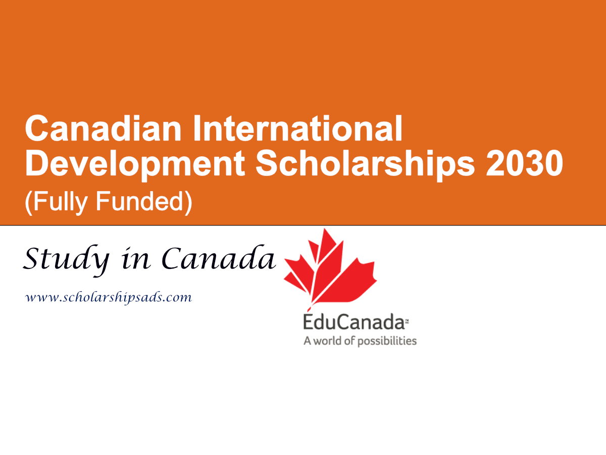 Canadian International Development Scholarships 2030 (BCDI 2030) – Fully Funded Opportunity to Study in Canada