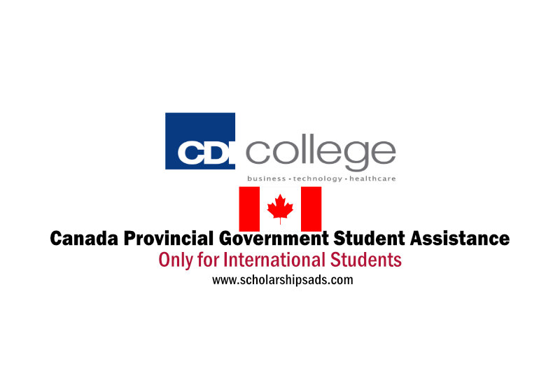 Canada Provincial Government Student Assistance for International Students 2022-2023
