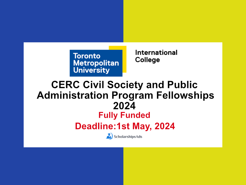 Toronto Metropolitan University CERC Fellowships in Canada (Fully Funded)
