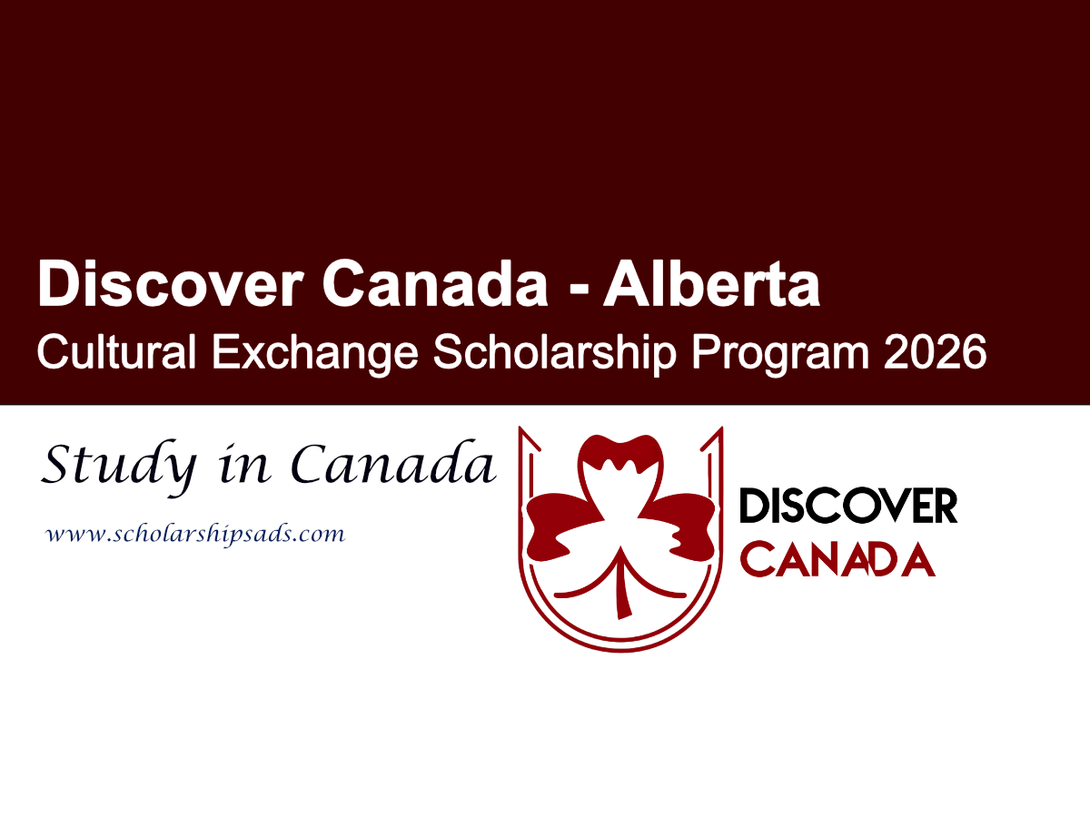 Discover Canada - Alberta Cultural Exchange Scholarship Program 2026