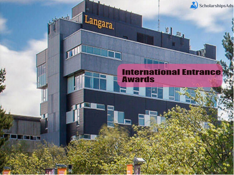 International Entrance Awards 2022 at Langara College Canada are available
