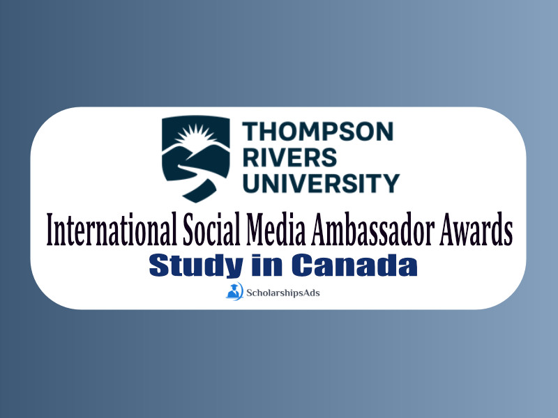 International Social Media Ambassador Awards 2022 - Thompson Rivers University, Kamloops, Canada