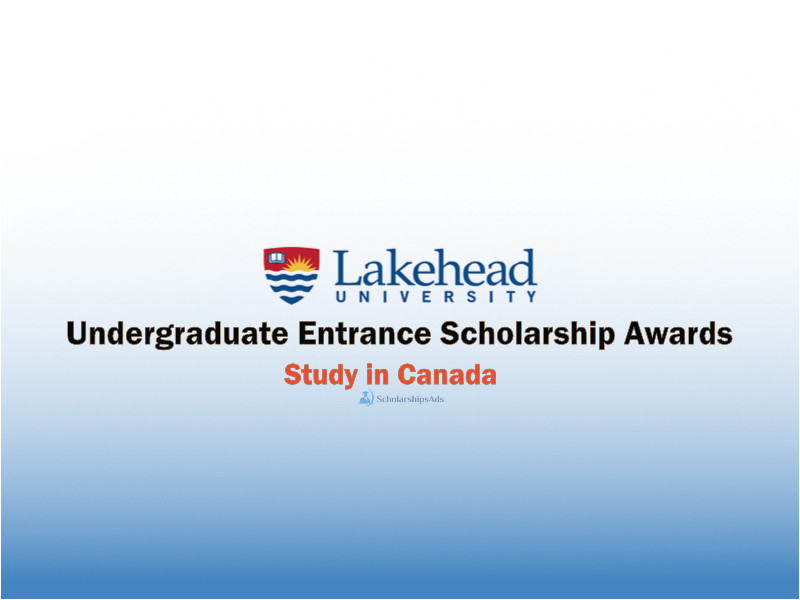 Lakehead University Undergraduate Entrance Scholarships.