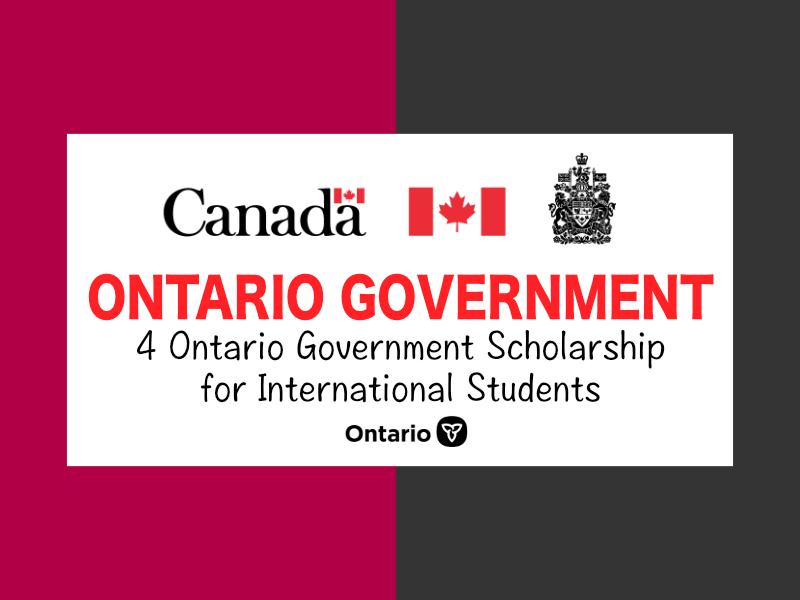  Ontario Government Scholarships. 