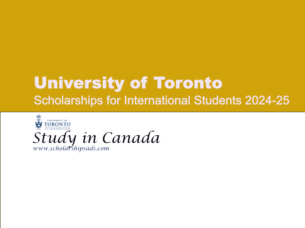 University of Toronto Scholarships.