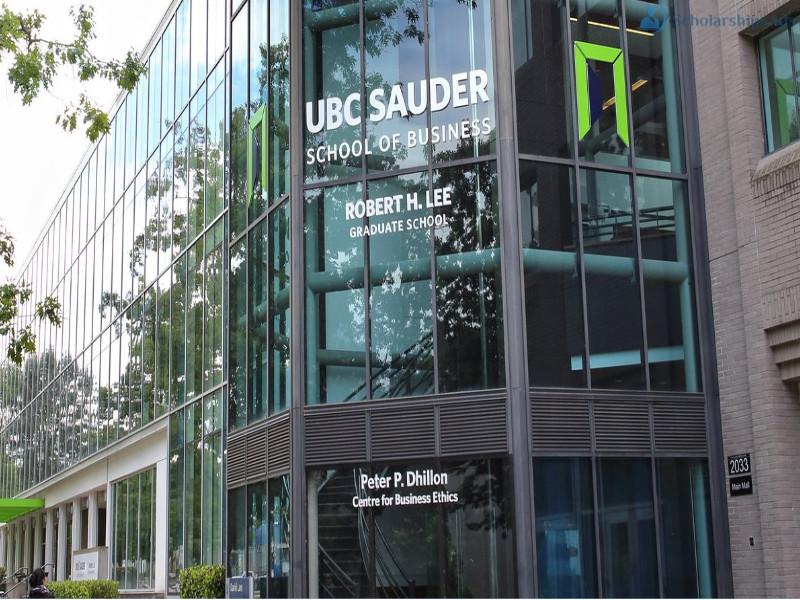 UBC Sauder School of Business Dean’s Entrance Scholarships.