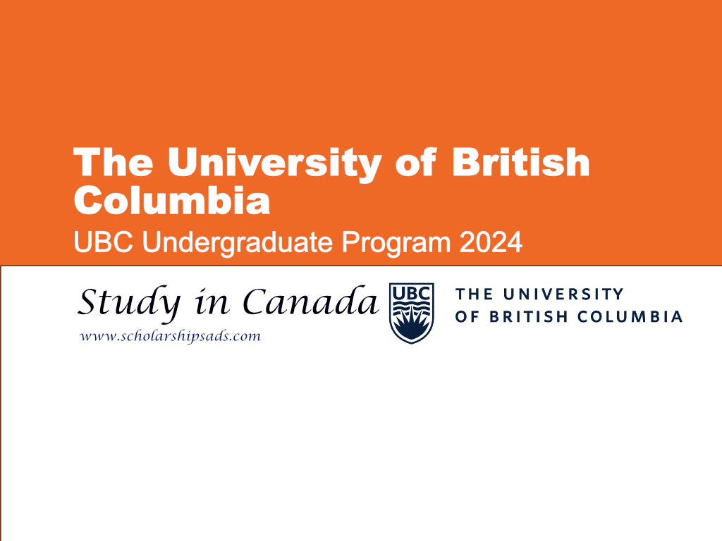 UBC Undergraduate Scholarships.