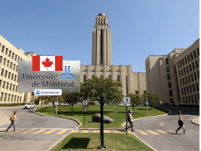 Exemption Scholarship - Universite de Montreal, Canada 2022