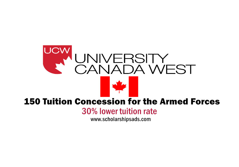  University Canada West Vancouver Canada 150 Tuition Concession for the Armed Forces 2022/2023 