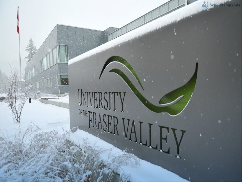  University of the Fraser Valley International Students Endowment Scholarships. 