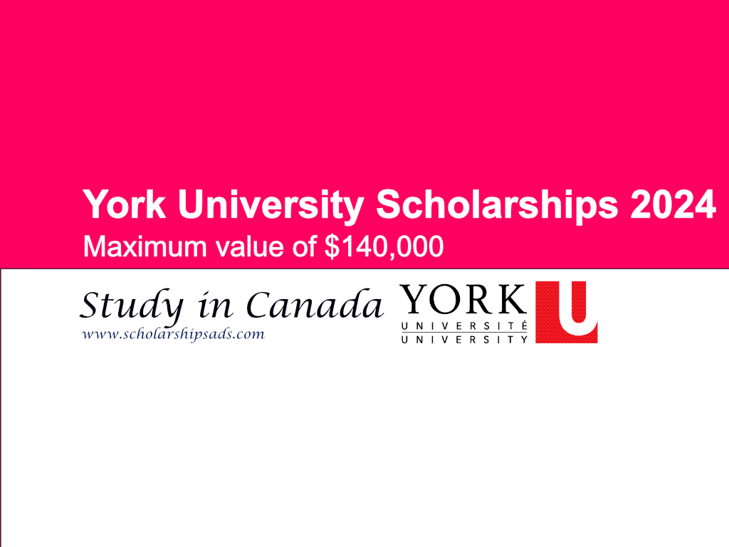 York University Scholarships 2024, Canada.