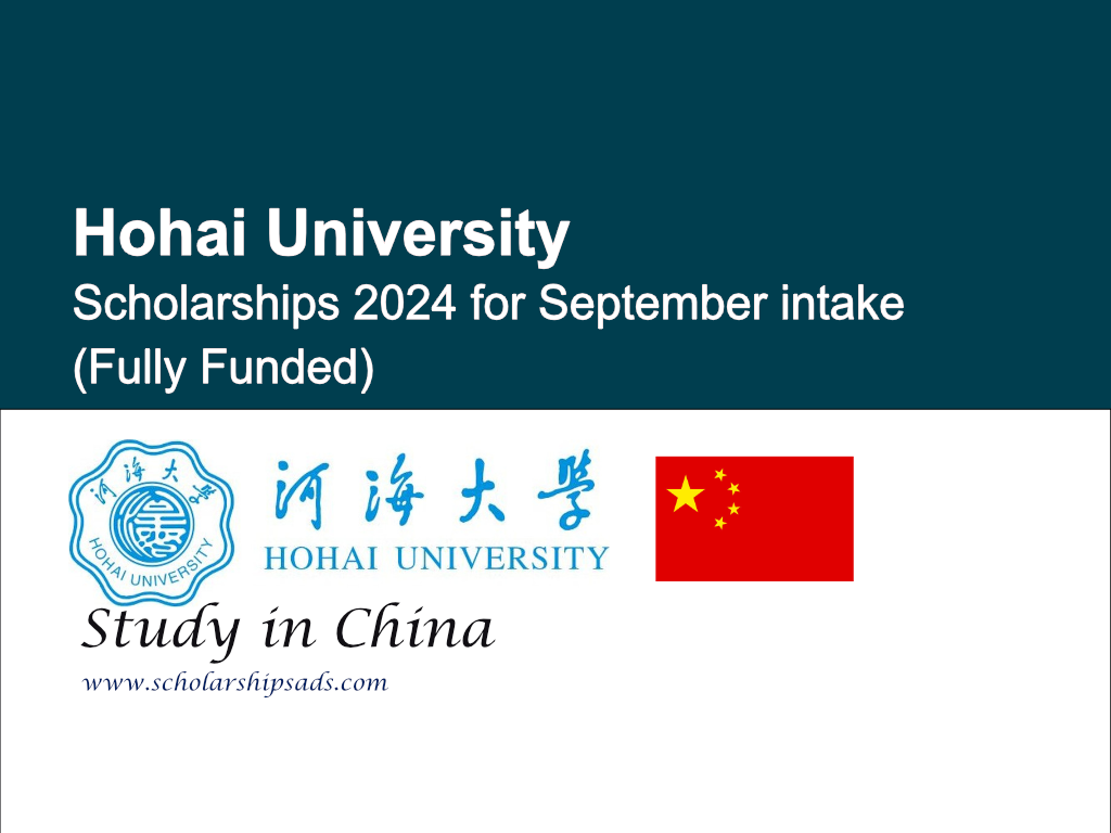 Hohai University Scholarships.