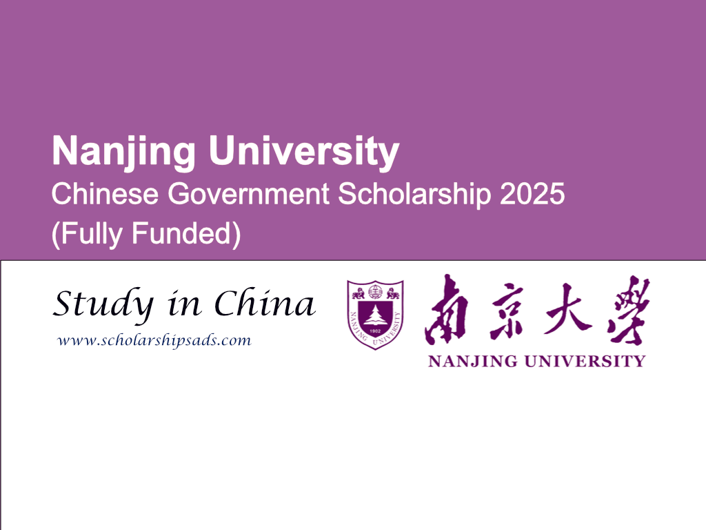 Nanjing University Chinese Government Scholarships.