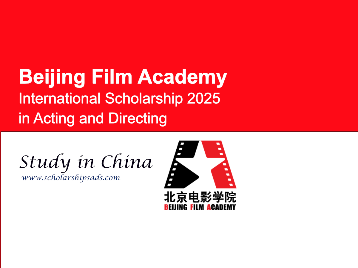 Beijing Film Academy in China Offers International Scholarship 2025 in Acting and Directing