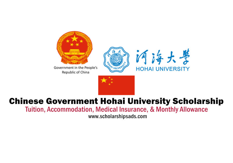  Chinese Government Hohai University Scholarships. 