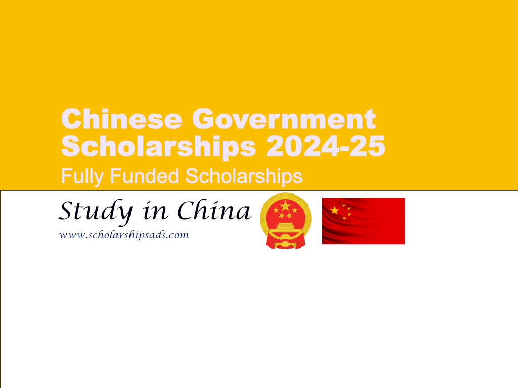  Chinese Government Scholarships. 