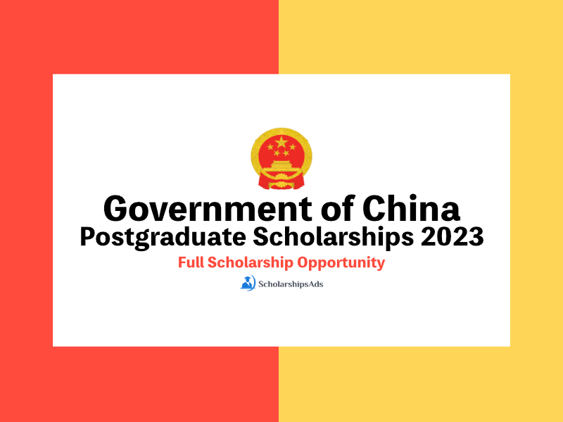 Chinese Government Full Scholarships.