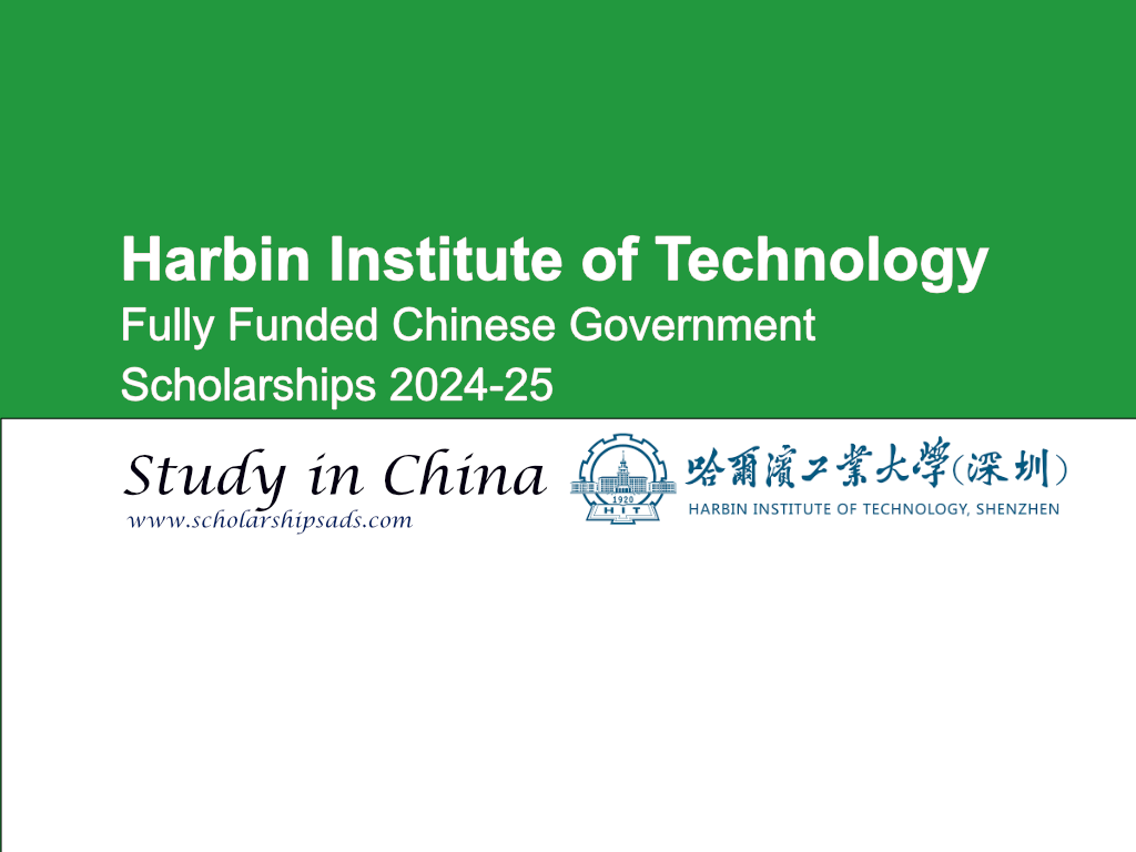 HIT Chinese Government Scholarships.