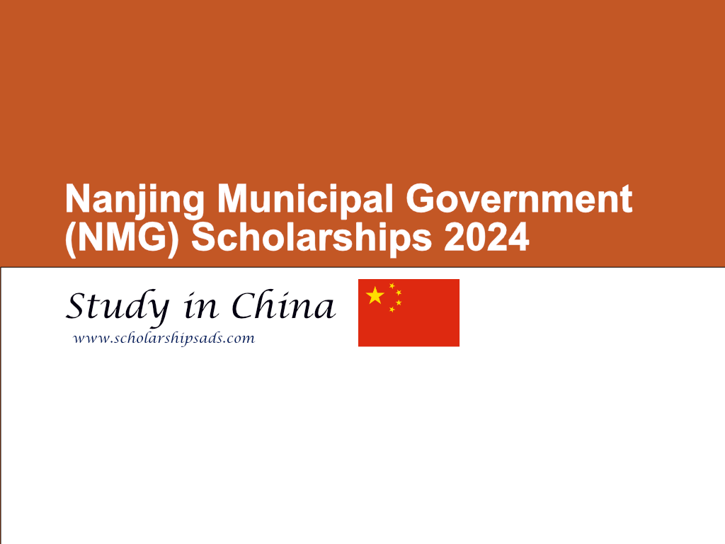 Nanjing Municipal Government (NMG) Scholarships.