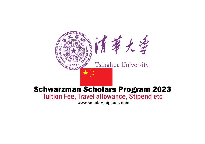  Tsinghua University Beijing China Schwarzman Scholars Program 2023/2024 