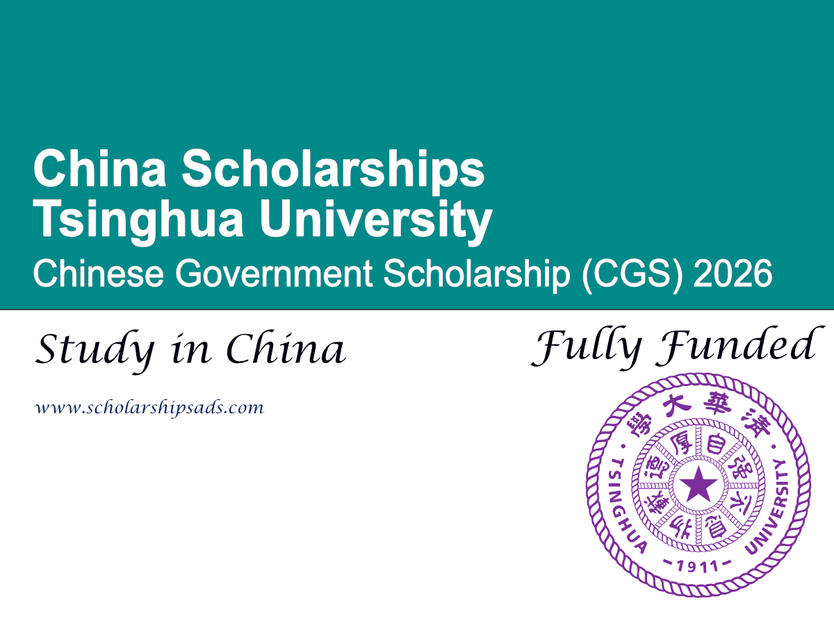 China Tsinghua University Chinese Government Scholarship (CGS) 2026 - Fully Funded