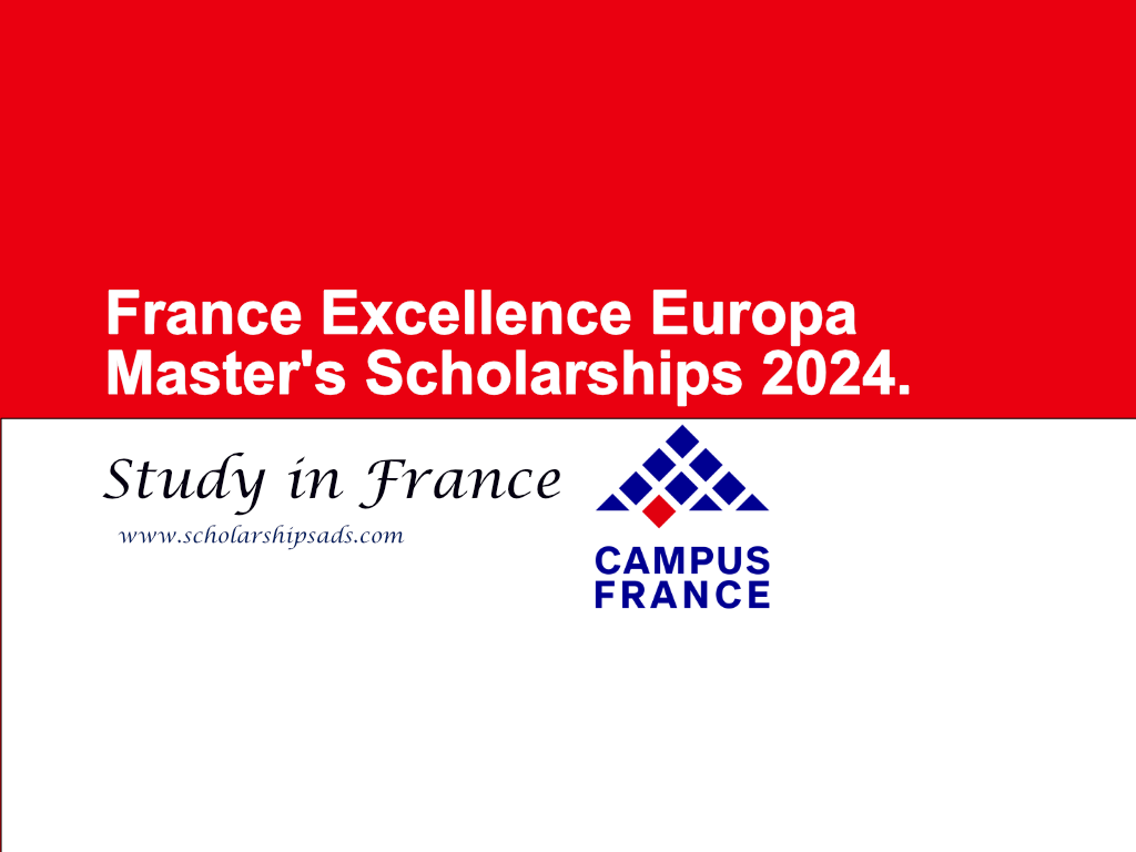 France Excellence Europa Master&#039;s Scholarships.