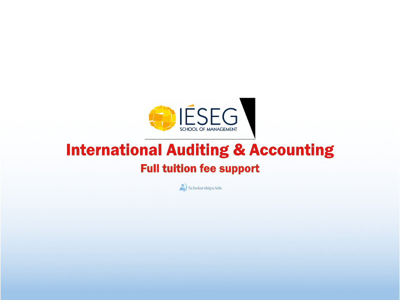 GMAT international awards in International Accounting, Audit & Control, France