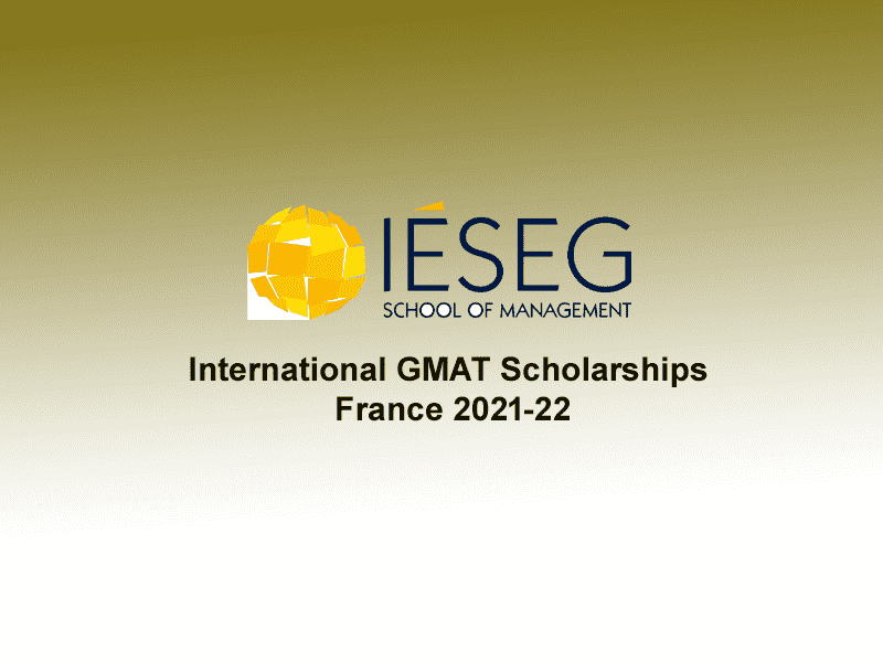  International GMAT Scholarships. 