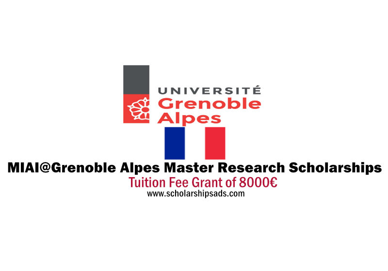 Call for Applications: MIAI@Grenoble Alpes Master 2 Research Scholarships in Grenoble, France 2022-2023