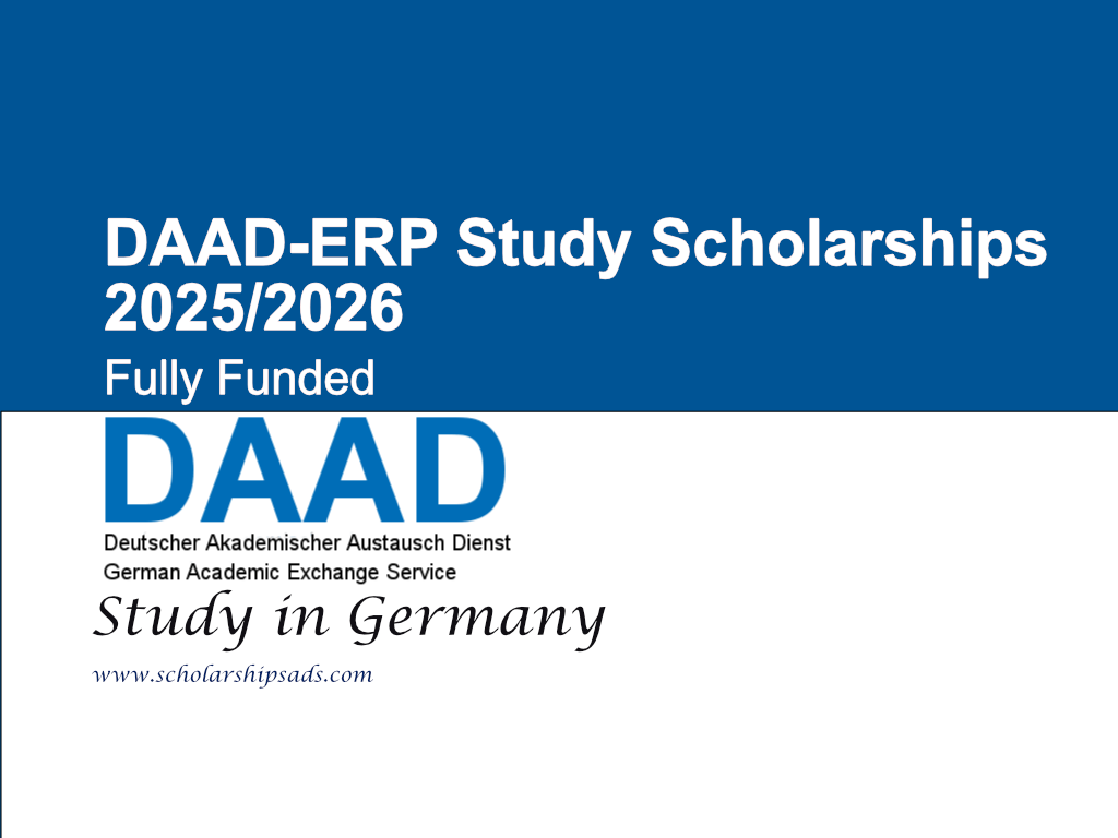 DAAD-ERP Study Scholarships.