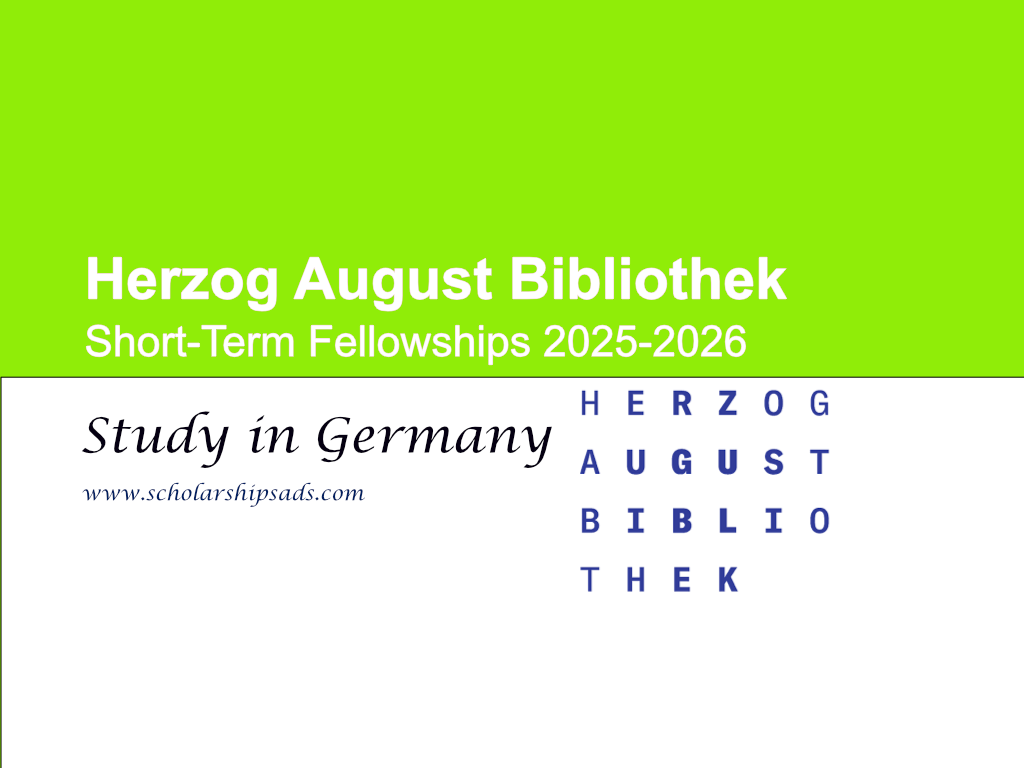 Herzog August Bibliothek Germany Short-Term Fellowships 2025-2026