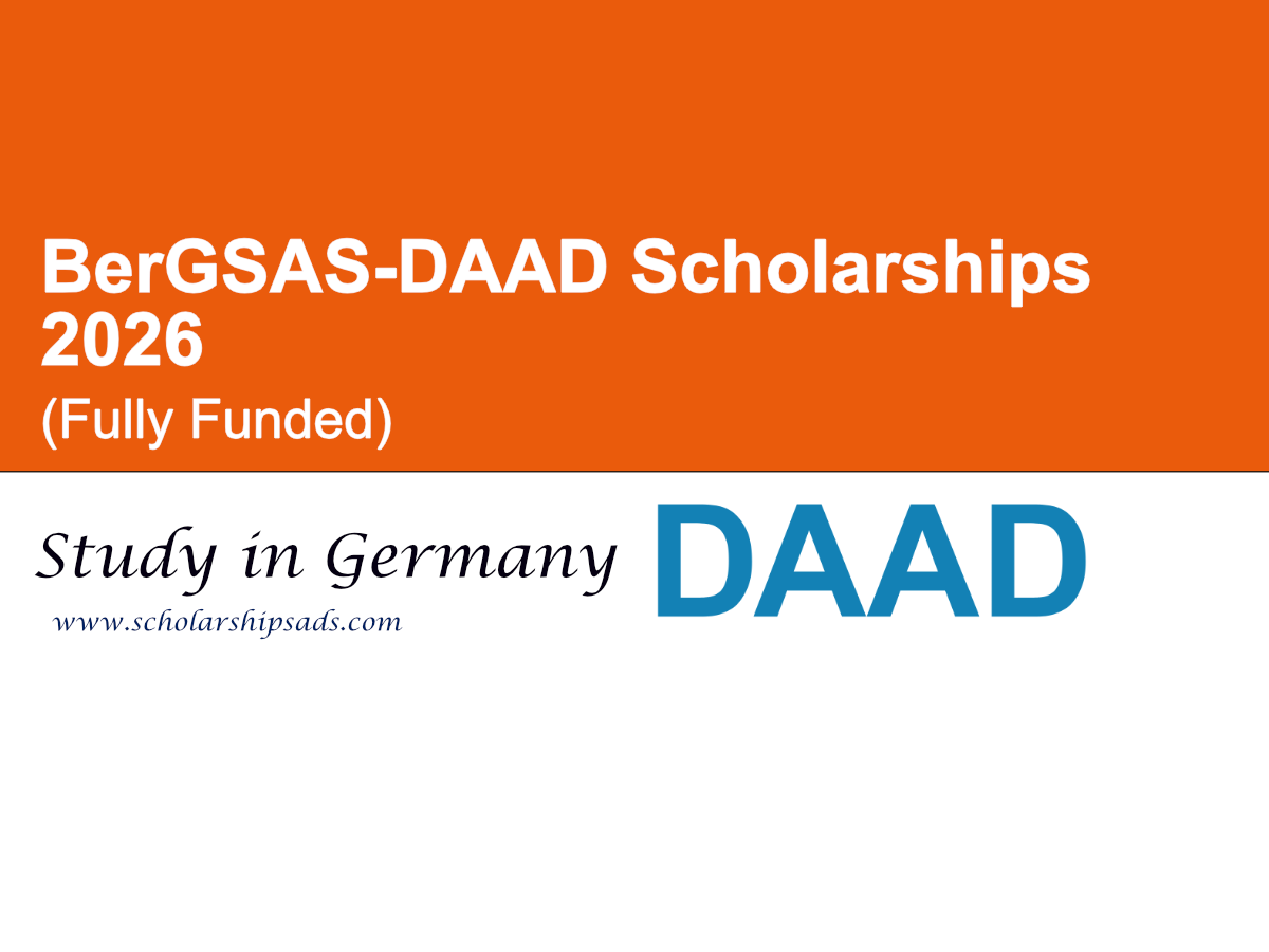 BerGSAS-DAAD Germany Scholarships 2026 (Fully Funded)