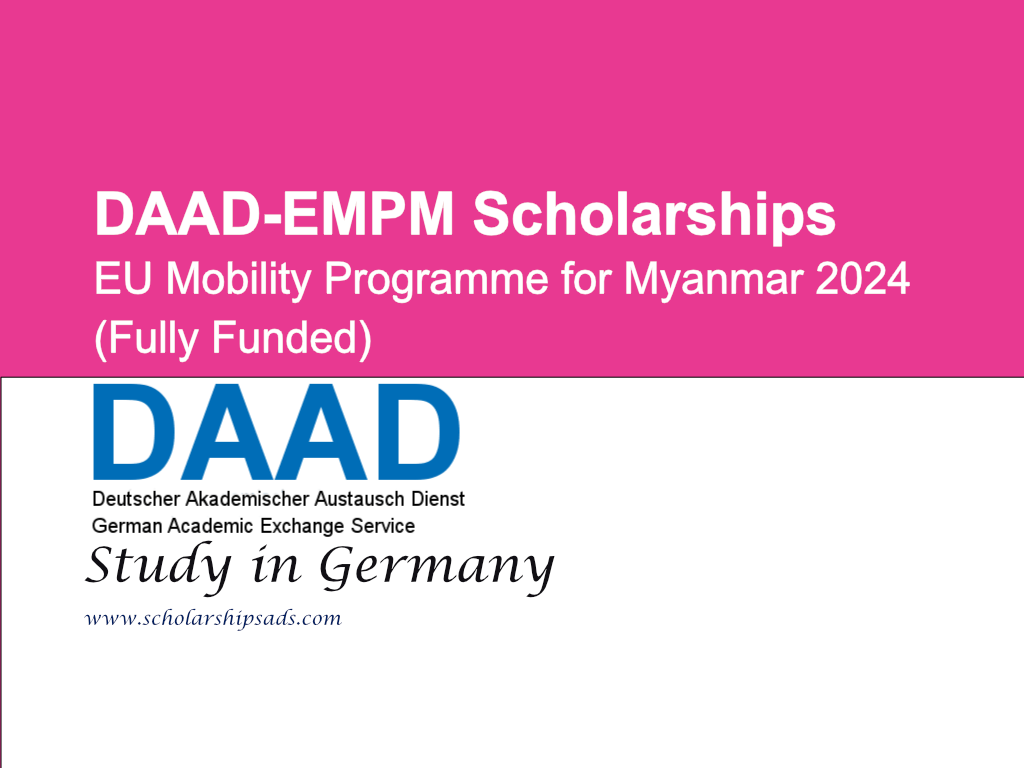 DAAD-EMPM Scholarship 2024 in Germany (Fully Funded)