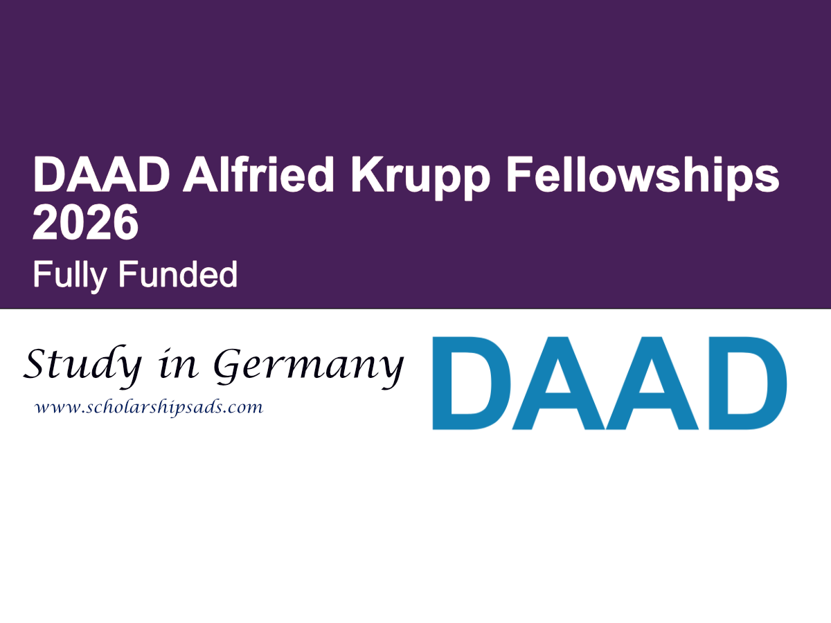 DAAD Germany Alfried Krupp Fellowships 2026 (Fully Funded)