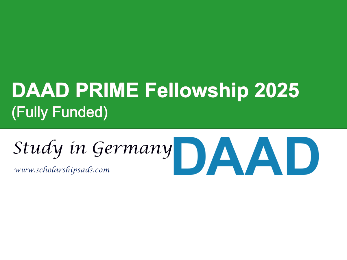 Germany DAAD PRIME Fellowship 2025 (Fully Funded)