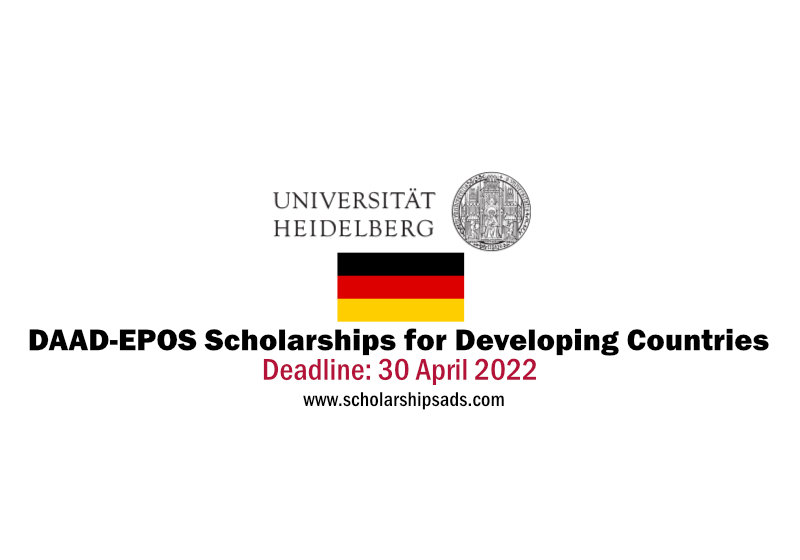  University of Heidelberg DAAD-EPOS Scholarships. 