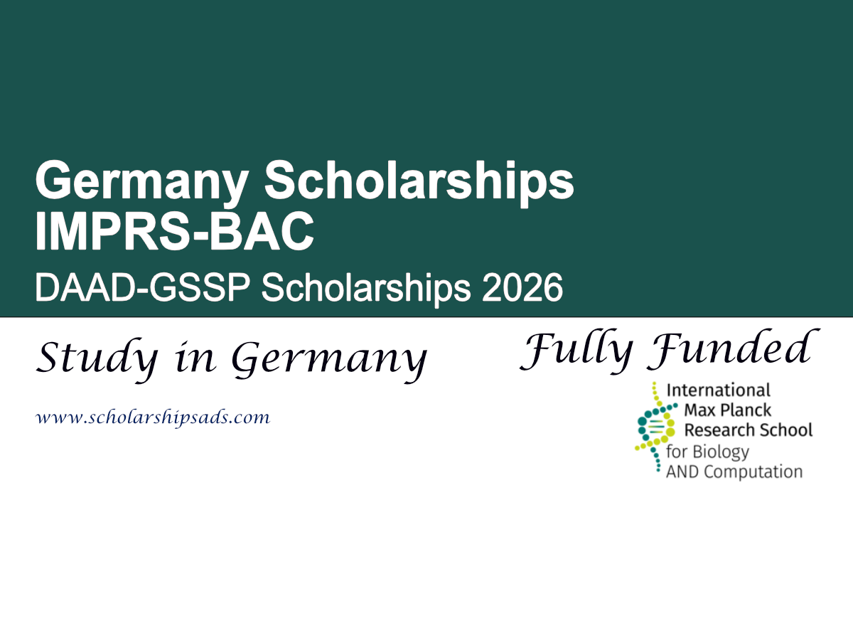 Germany DAAD-GSSP Scholarships 2026 at IMPRS-BAC, Berlin (Fully Funded)