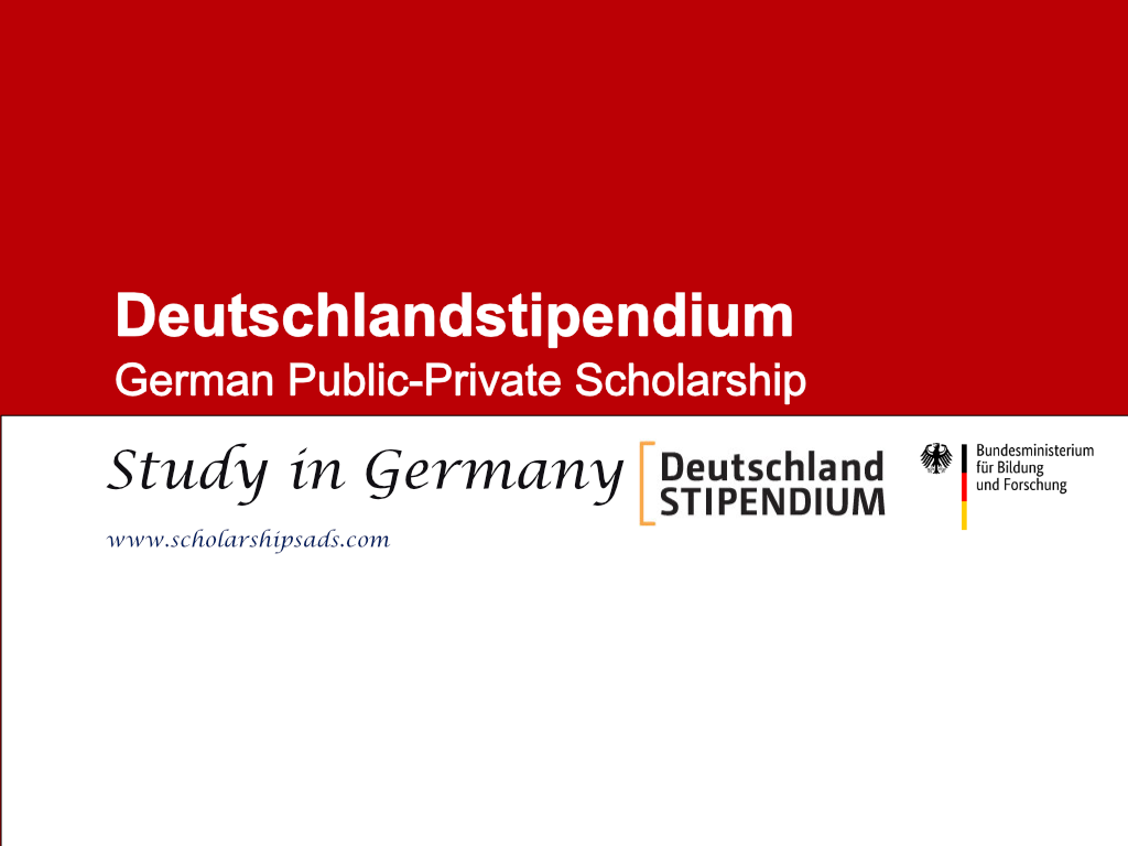 Deutschlandstipendium Public-Private Scholarship to Study in a German University