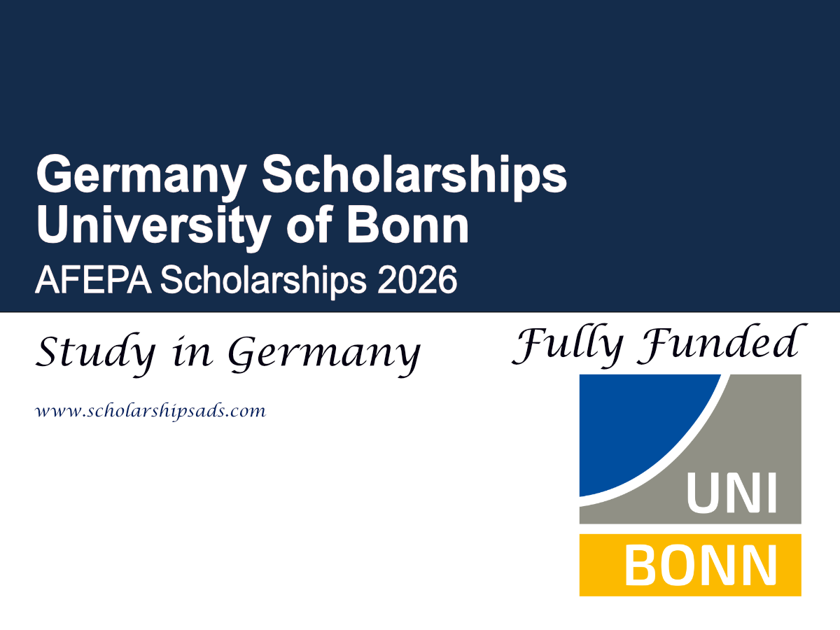 Germany University of Bonn AFEPA Scholarships 2026 (Fully Funded)