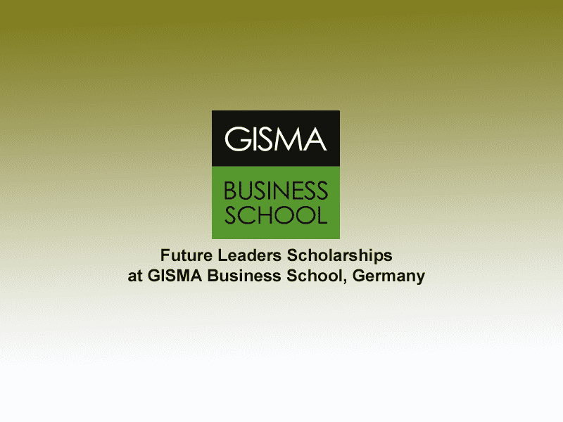 Future Leaders Scholarships.