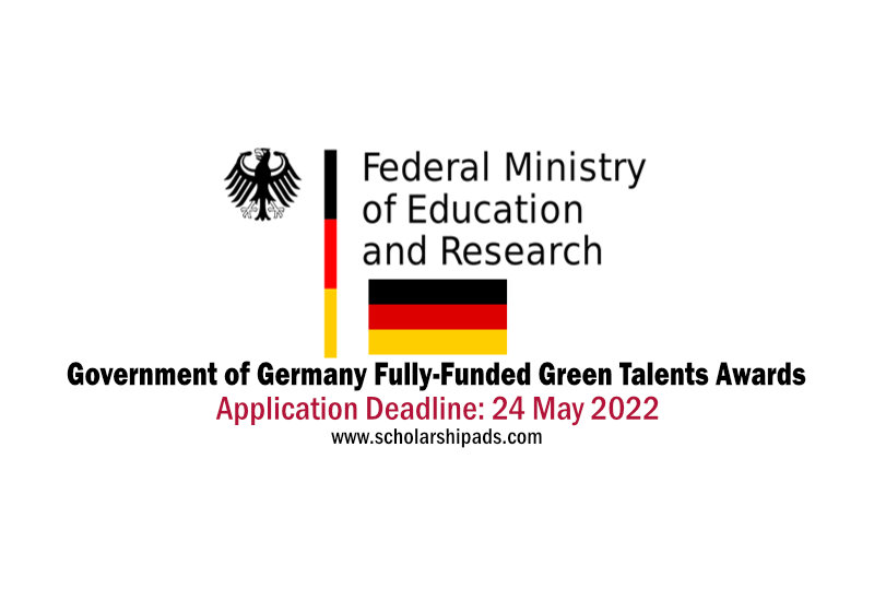 Government of Germany Fully-Funded Green Talents Award 2022