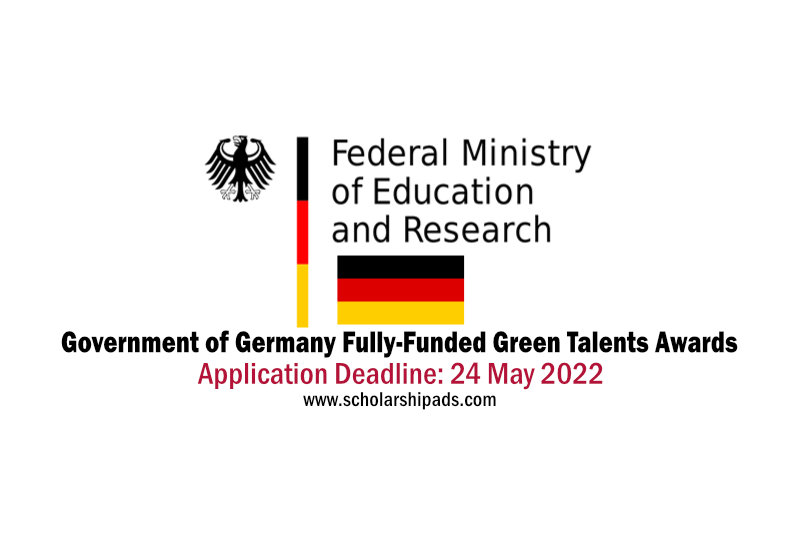  Government of Germany Fully-Funded Green Talents Award 2022 