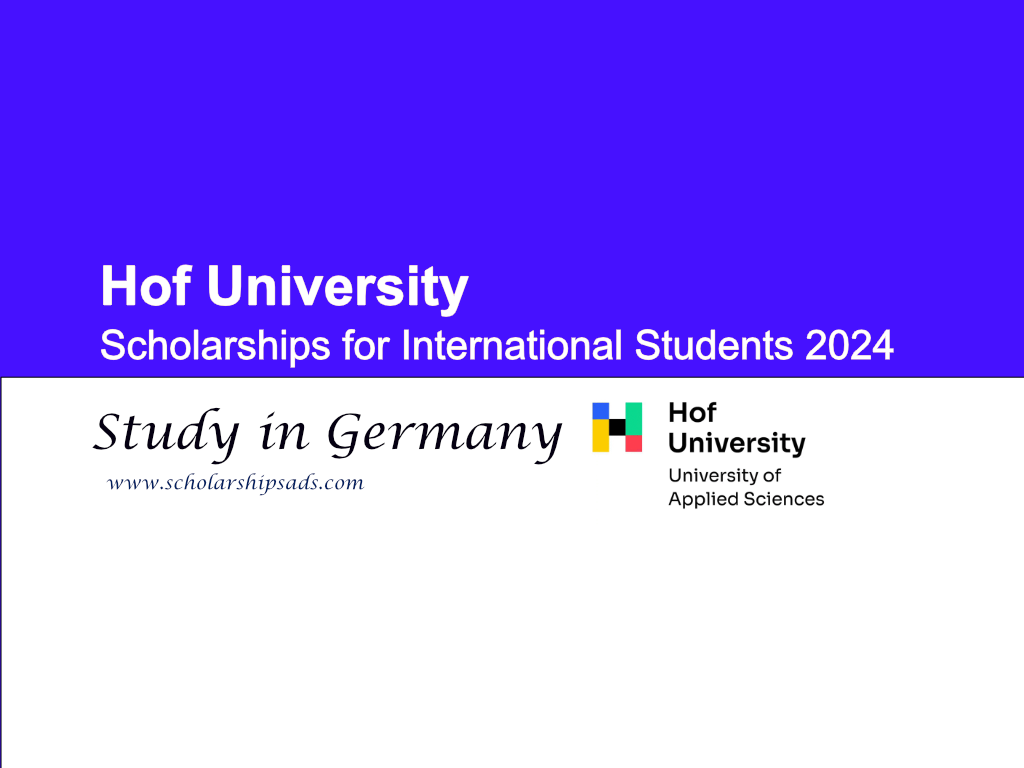 Hof University Scholarships for International Students 2024, Study Free in Germany.