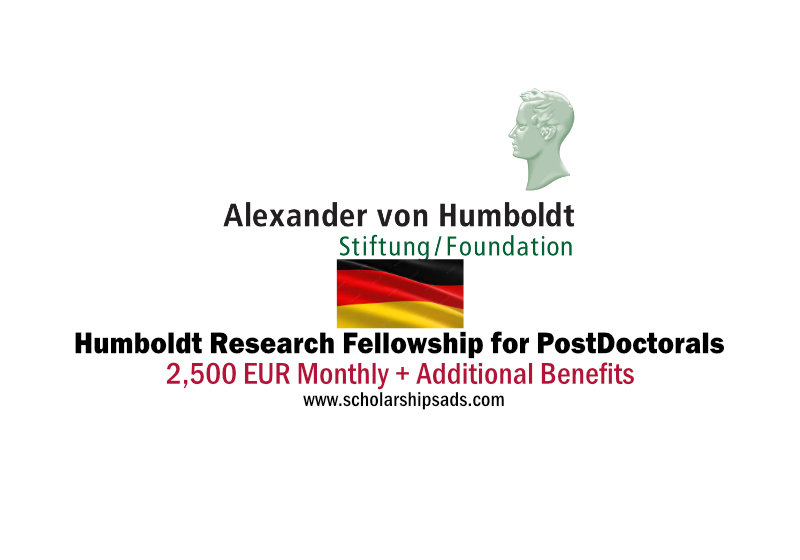  Alexander von Humboldt Foundation Germany Humboldt Research Fellowship For Postdoctoral And Experienced Researchers 2022/2023 