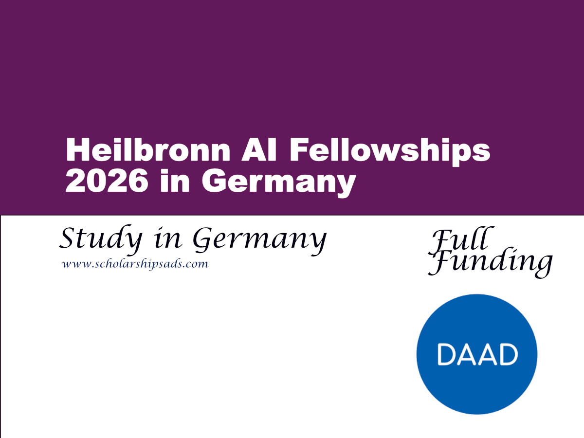 Heilbronn AI Fellowships 2026 in Germany (Fully Funded)